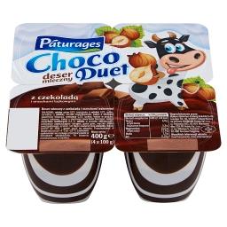 Choco Duet Deser mleczny z czekoladą i orzechami laskowymi