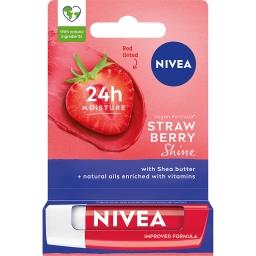 Strawberry Shine Pielęgnująca pomadka do ust o smaku truskawki 5,5 ml
