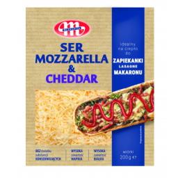 Ser Mozzarella & Cheddar 200 g