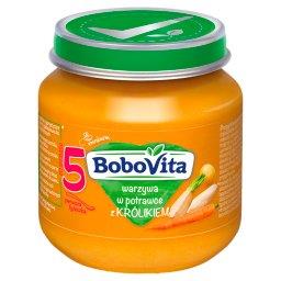 Warzywa w potrawce z królikiem po 5 miesiącu 125 g