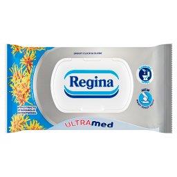 Ultra Med Nawilżany papier toaletowy ekstrakt z oczaru wirginijskiego i pantenolu 42 sztuki