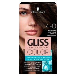 Gliss Color Farba do włosów naturalny ciemny brąz 4-0