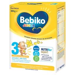 Junior 3 Mleko modyfikowane dla dzieci powyżej 1. roku życia o smaku waniliowym 800 g (2 x 400 g)