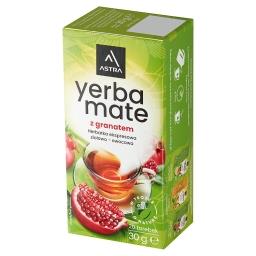 Herbatka ekspresowa ziołowo-owocowa Yerba Mate z gra...