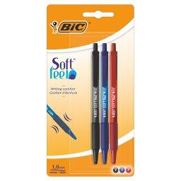 Soft Feel Długopis automatyczny 3 sztuki