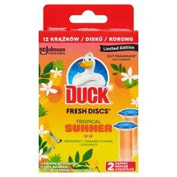 Fresh Discs Tropical Summer Żelowy krążek do toalety podwójny zapas 72 ml (2 x 36 ml)