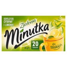 Herbata zielona aromatyzowana o smaku cytryny i limonki 26 g (20 x 1,3 g)