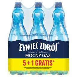 Mocny Gaz Woda źródlana 6 x 1 l