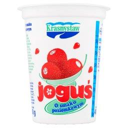 Joguś Jogurt o smaku poziomkowym 400 g