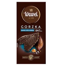 Czekolada Premium Gorzka 64% cocoa Karmel & Sól morska 90g