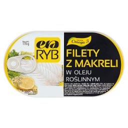 Era Ryb Filety z makreli w oleju roślinnym 170 g