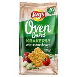 Oven Baked Krakersy wielozbożowe o smaku warzywa z z...