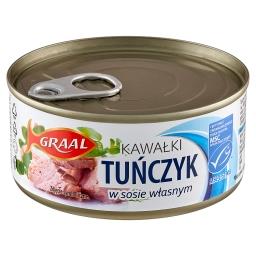 Tuńczyk kawałki w sosie własnym 170 g