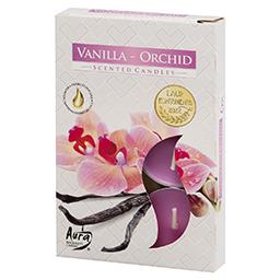 Podgrzewacze zapachowe WANILIA-ORCHIDEA 4 h 6 sztuk