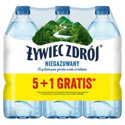 Niegazowany Woda źródlana 6 x 1 l