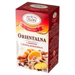 Herbatka ziołowo-owocowa orientalna z imbirem i skórką pomarańczy 40 g (20 x 2 g