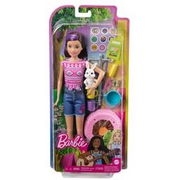 Barbie Kemping Siostra i zwierzątko Zestaw + lalka Asortyment