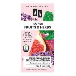 Super Fruits&Herbs krem dzienno-nocny przeciwzmarszczkowy regeneracja + energia NATURAL 50 ml