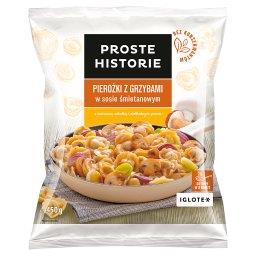 Pierożki z grzybami w sosie śmietanowym 450 g