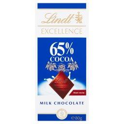 Excellence 65 % Cocoa Czekolada mleczna 80 g