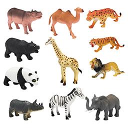 Figurki dzikie zwierzęta różne wzory