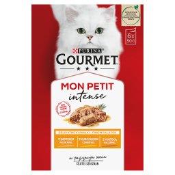 Mon Petit Intense Karma dla kotów delikatne kawałki w pysznym sosie 6 x 50 g
