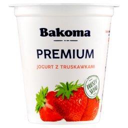 Premium Jogurt z truskawkami 140 g