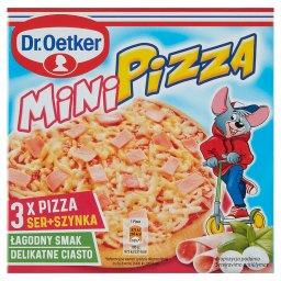 Mini pizza ser + szynka 270 g (3 sztuki)