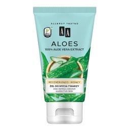 Aloes 100% aloe vera extract żel do mycia twarzy regenerująco - kojący 150 ml