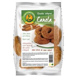 Biscoitos integrais canela