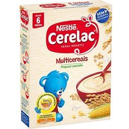 Papa infantil não láctea multicereais +6 meses