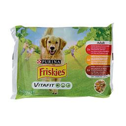 Comida húmida para cão adulto com frango, vaca e bor...