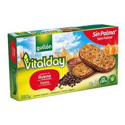 Bolachas vitalday recheio avelã