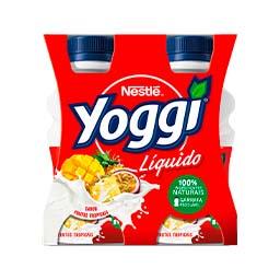 Iogurte líquido yoggi frutos tropicais
