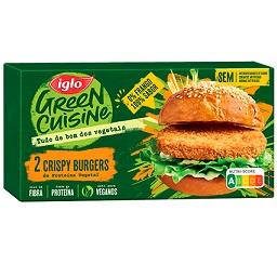 Crispy burgers de proteína vegetal