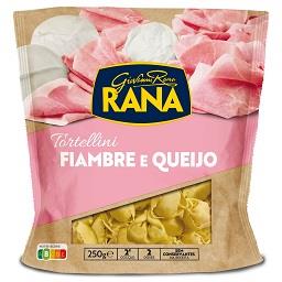 Tortellini fiambre e queijo rana