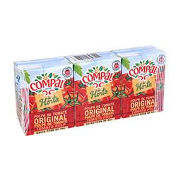 Pack de 3 embalagens de polpa de tomate