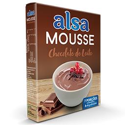 Mousse chocolate leite