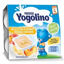 Yogolino pêssego banana 0% açúcares adicionados 4x10...