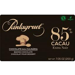 Chocolate para culinária 85% cacau sem glúten