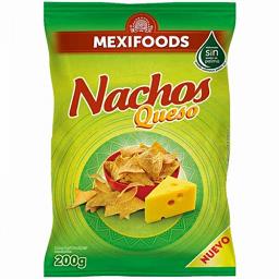 Nachos de farinha de milho sabor a queijo