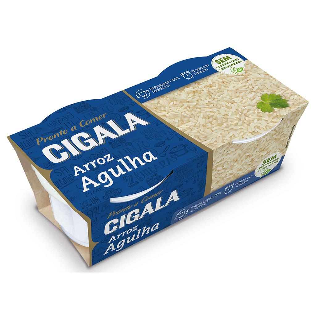 Arroz Agulha Pronto a Comer, 2 x 125g