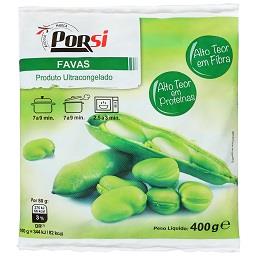 Favas ultracongeladas