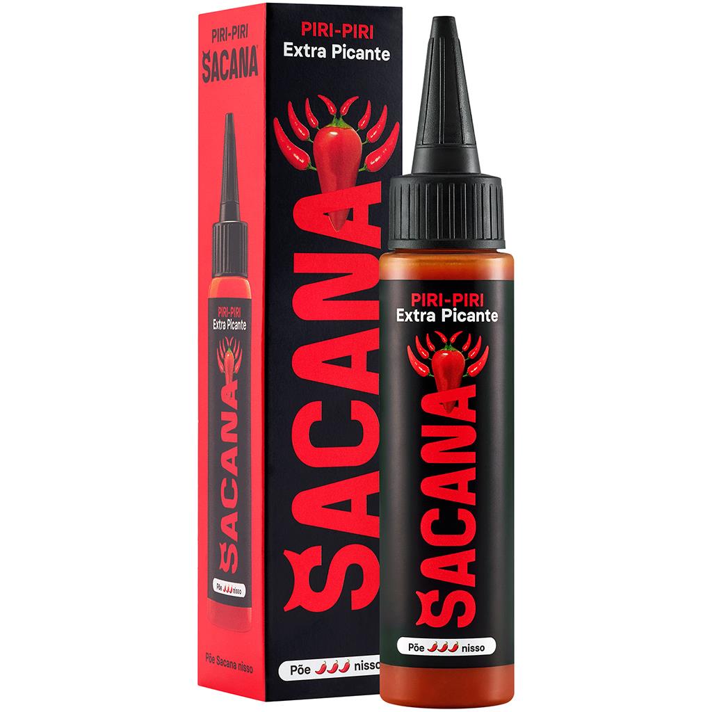 Molho Piri-piri Extra Forte Sacana, emb. 75 ml