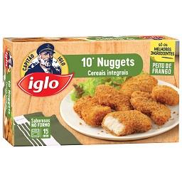 10 nuggets de frango com cereais integrais