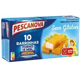 Barrinhas pescada sem glúten
