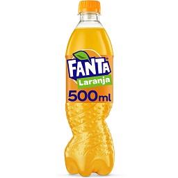 Refrigerante com gás laranja