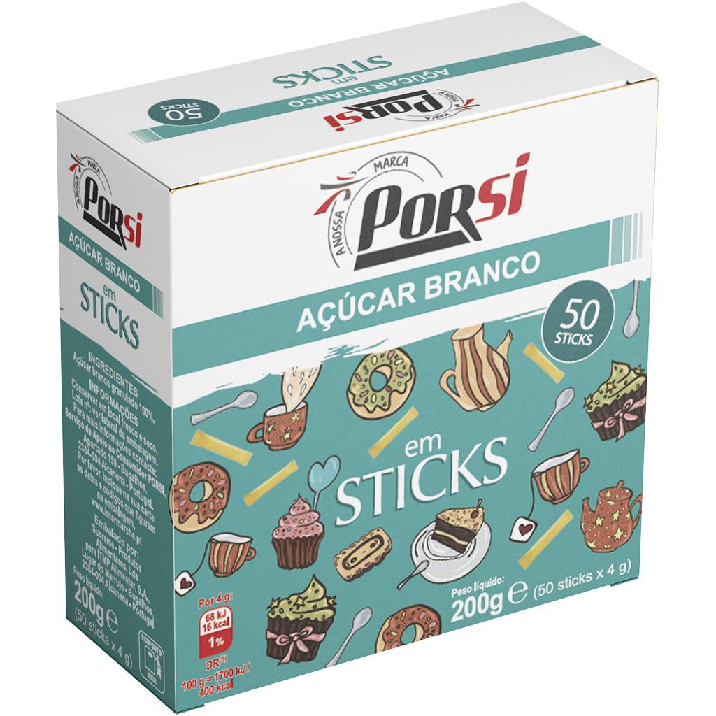 Açúcar Branco 50 Sticks