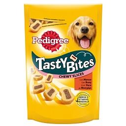 Snacks de vaca para cão tasty bites