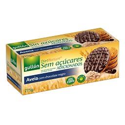 Bolachas Digestivas de Aveia com Chocolate Preto sem...